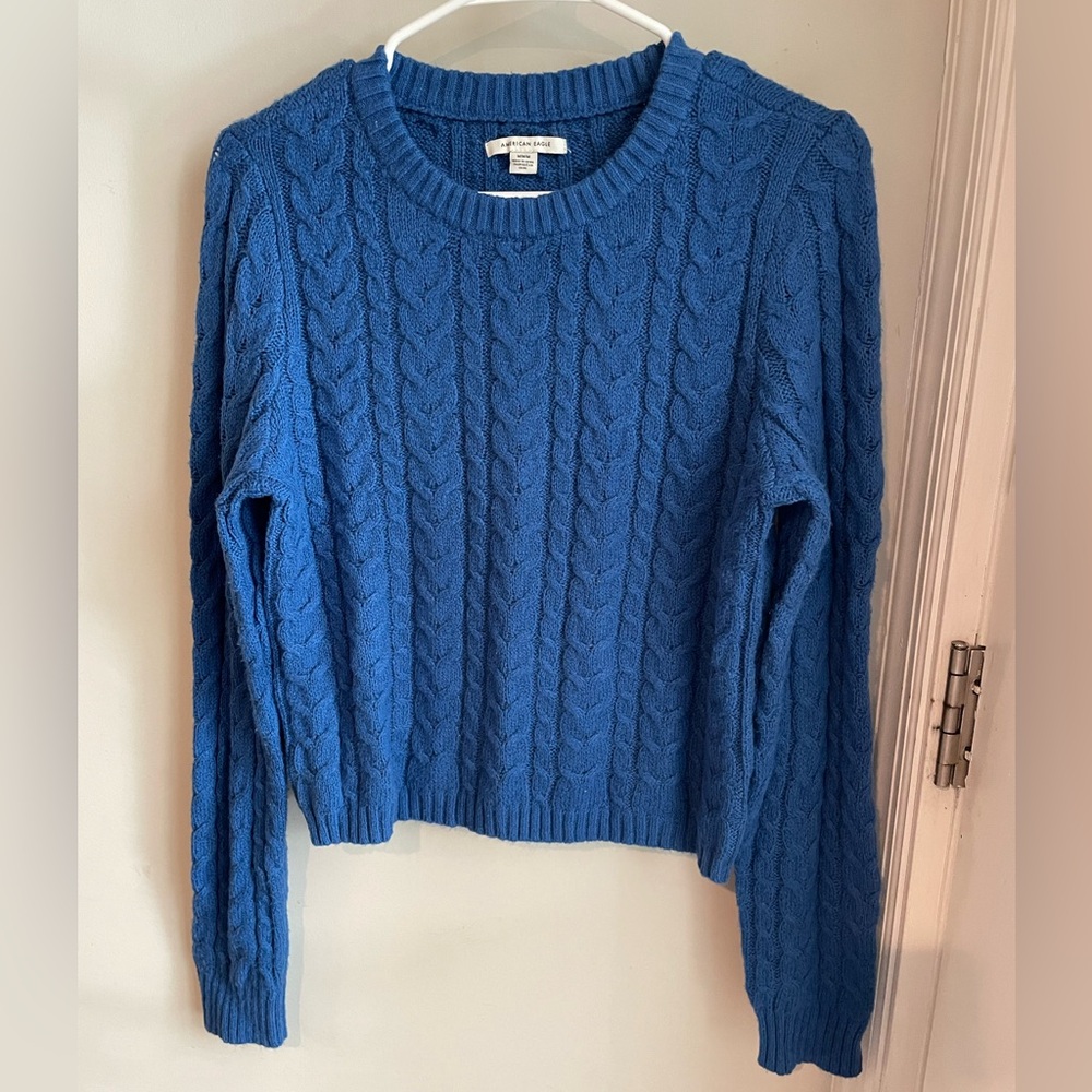 M American Eagle Sweater- Royal Blue